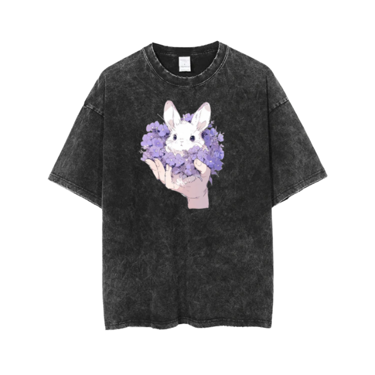 bunny One Size t- shirt Washed 78