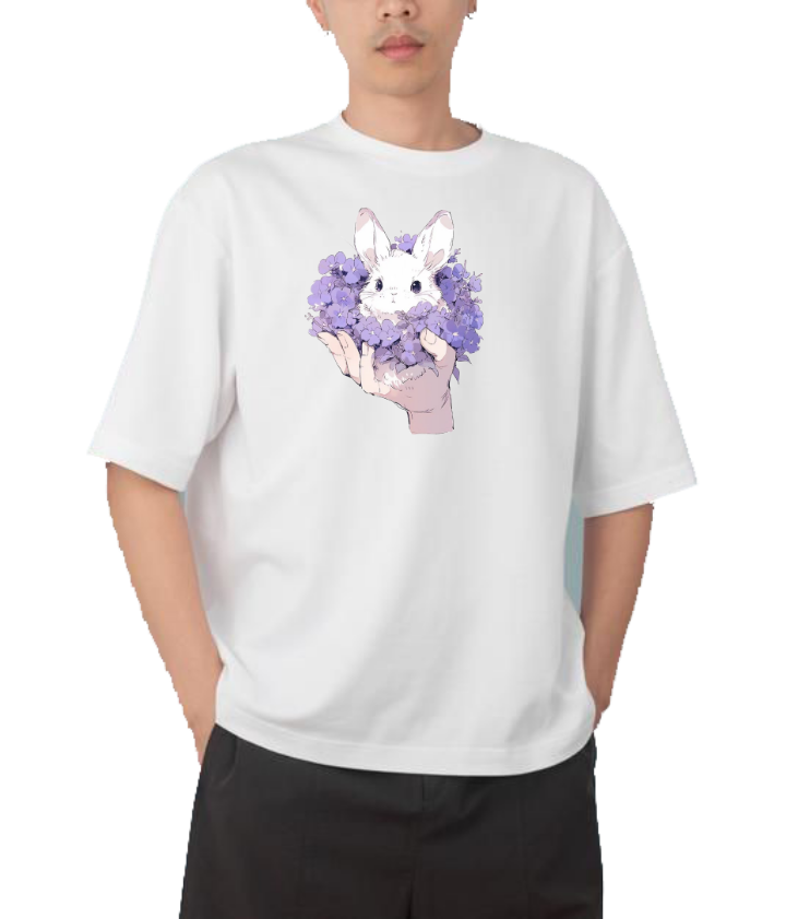 bunny One Size t- shirt White 78
