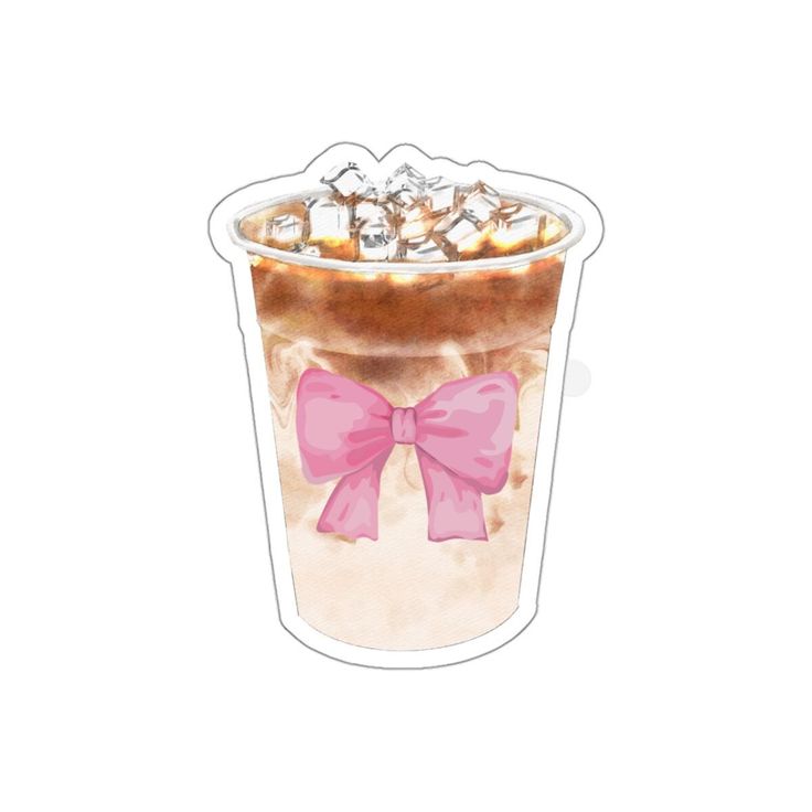 Sticker coffee Coffee and milk 79