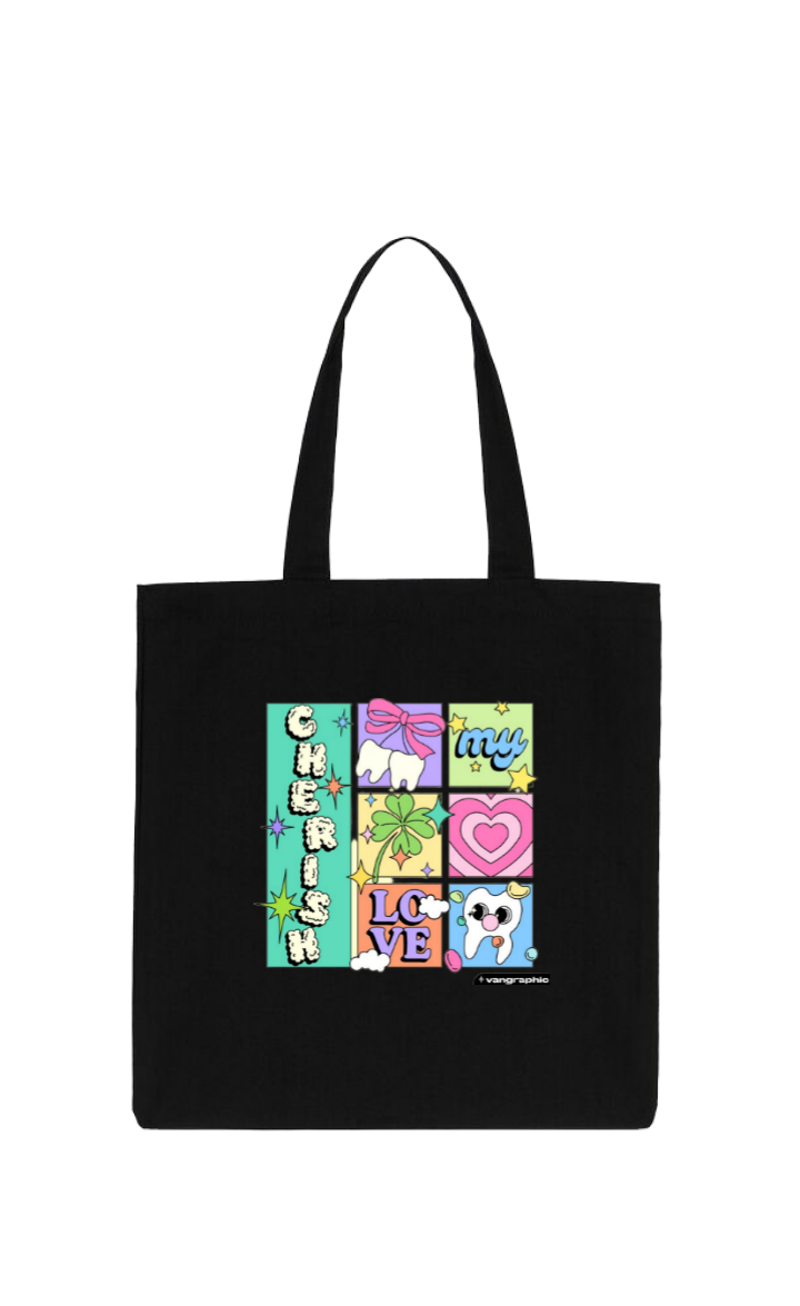 CHERIS tote bag Black 79