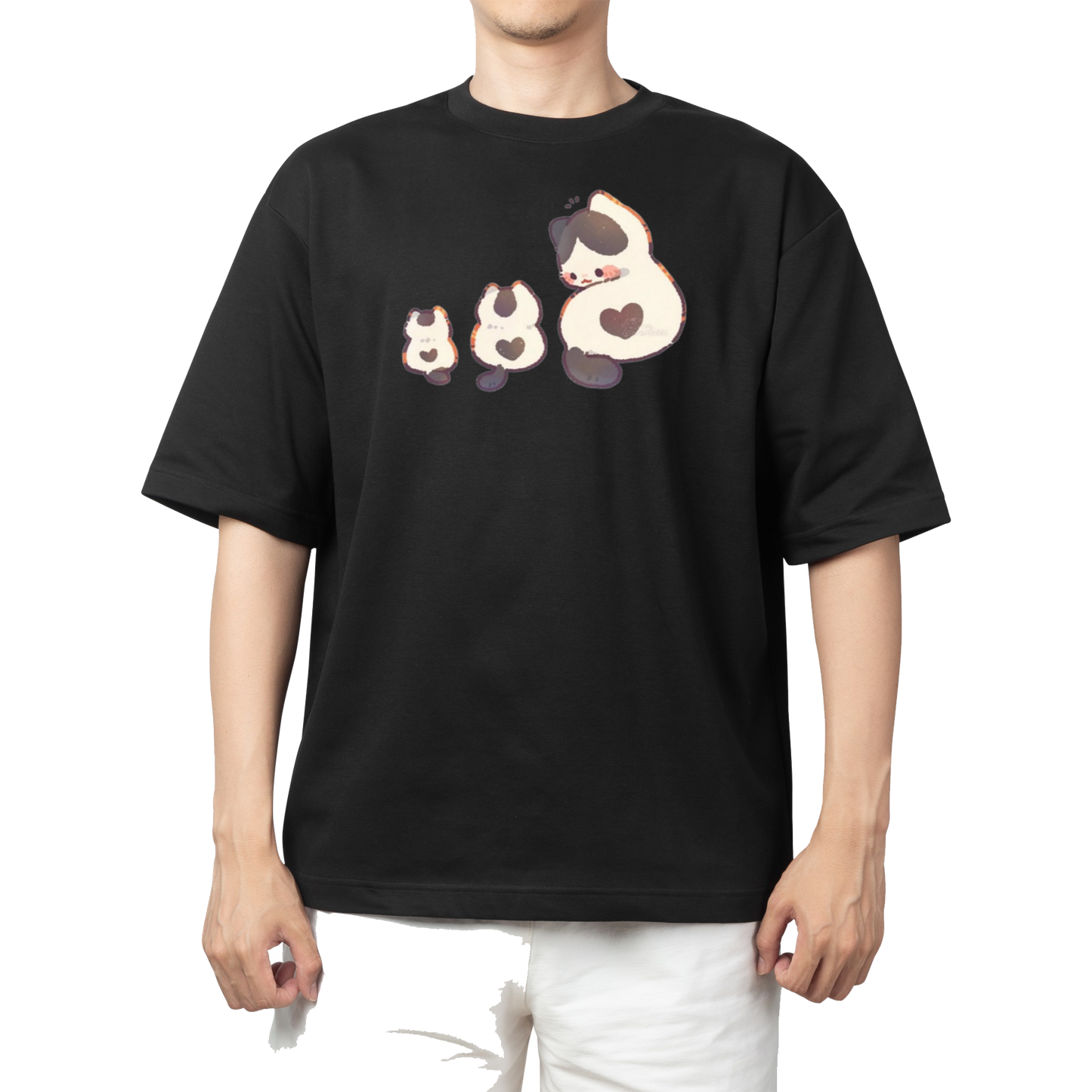 cat One Size t- shirt Black 79