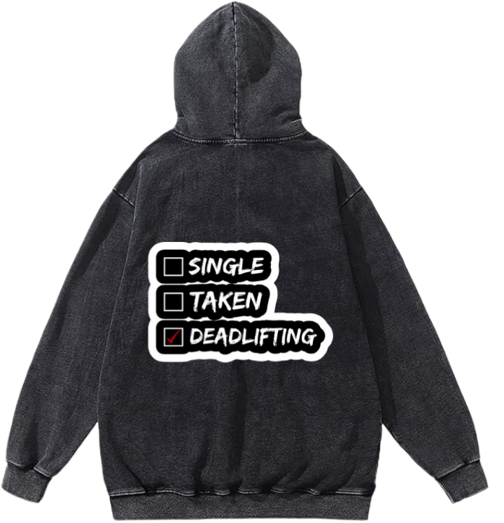 workout gym pilates Oversize Hoodie Washed Back 7