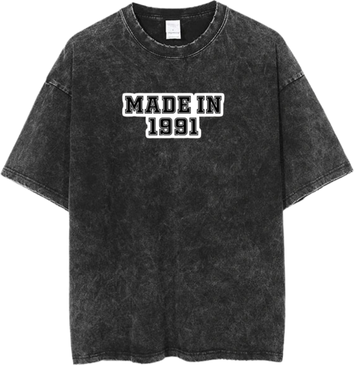 age t- shirt Washed 1991