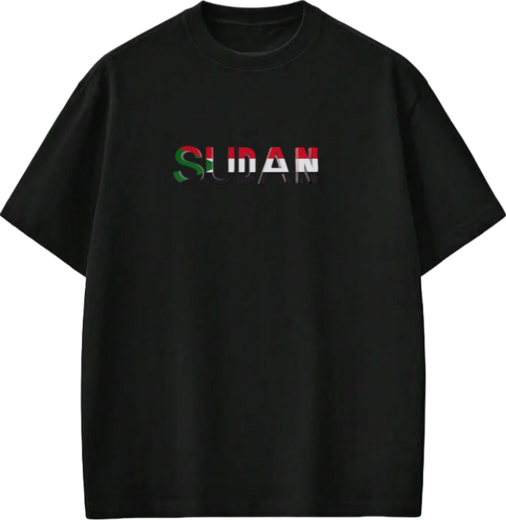 Sudan One Size t- shirt Black 7