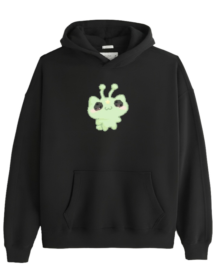 aliens Oversize Hoodie Black 7
