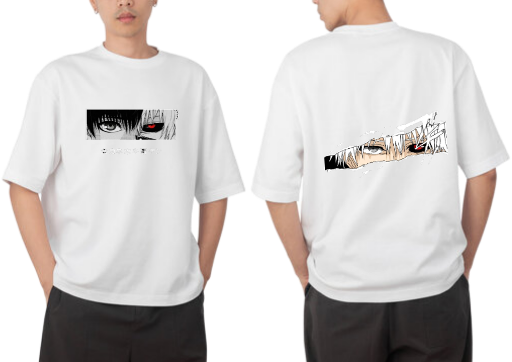 Tokyo ghoul t- shirt One Size White Back 7