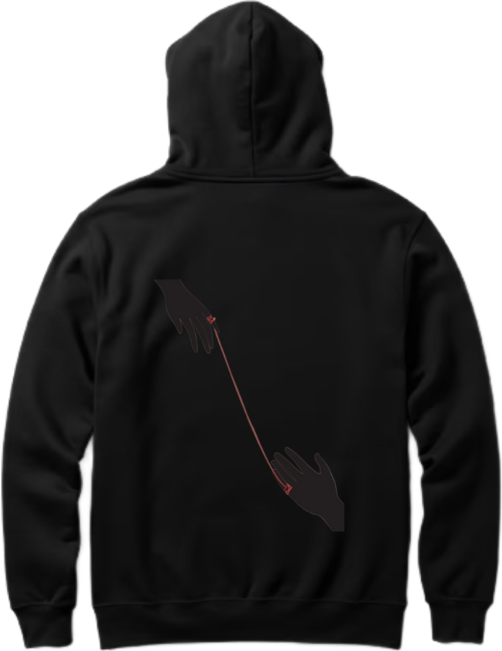 Tian Guan Ci Fu One Size hoodie Black Back 7