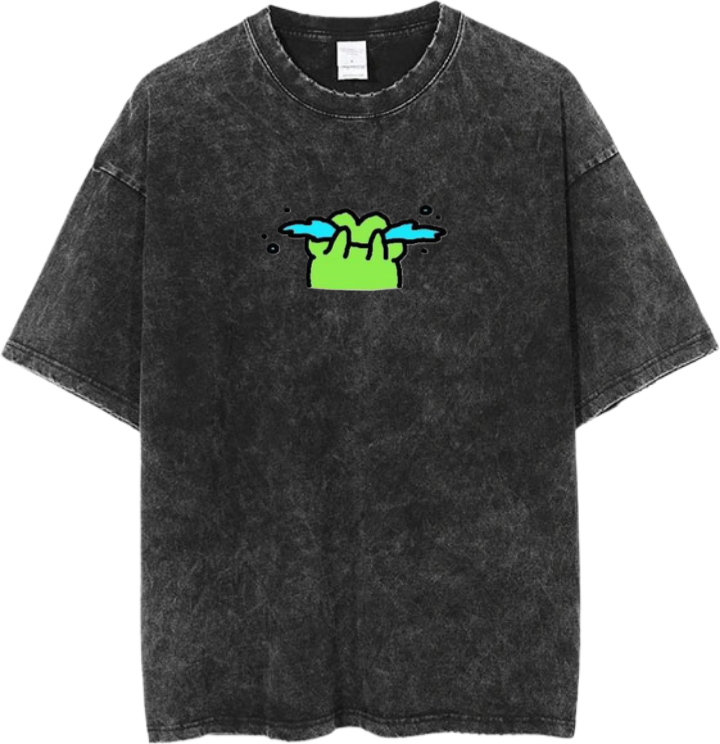 Frog One Size t- shirt Washed 7