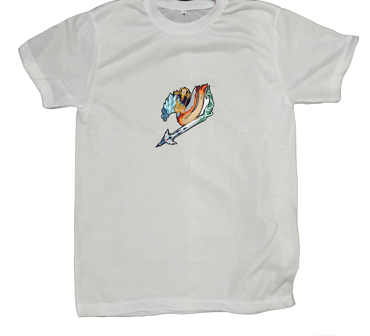 fairy tail t- shirt fat White 7
