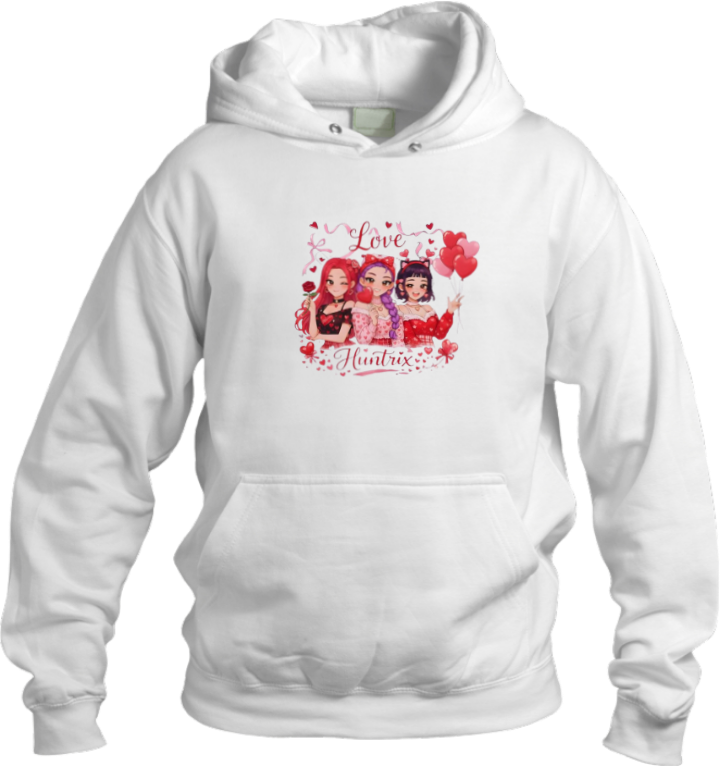 Hunterix kpop Oversize Hoodie White 7