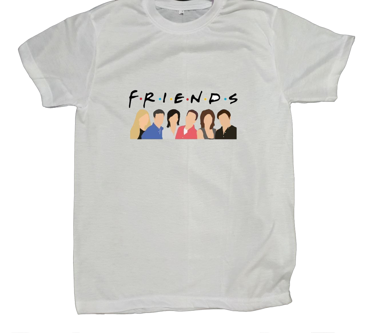 Friends t- shirt fat White 7