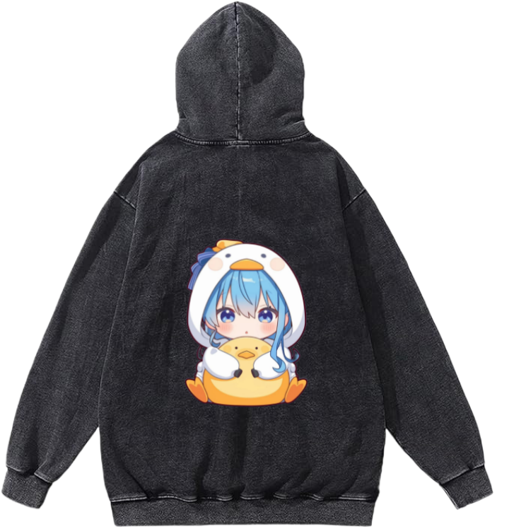 ISaikoy One Size hoodie Washed Back 7