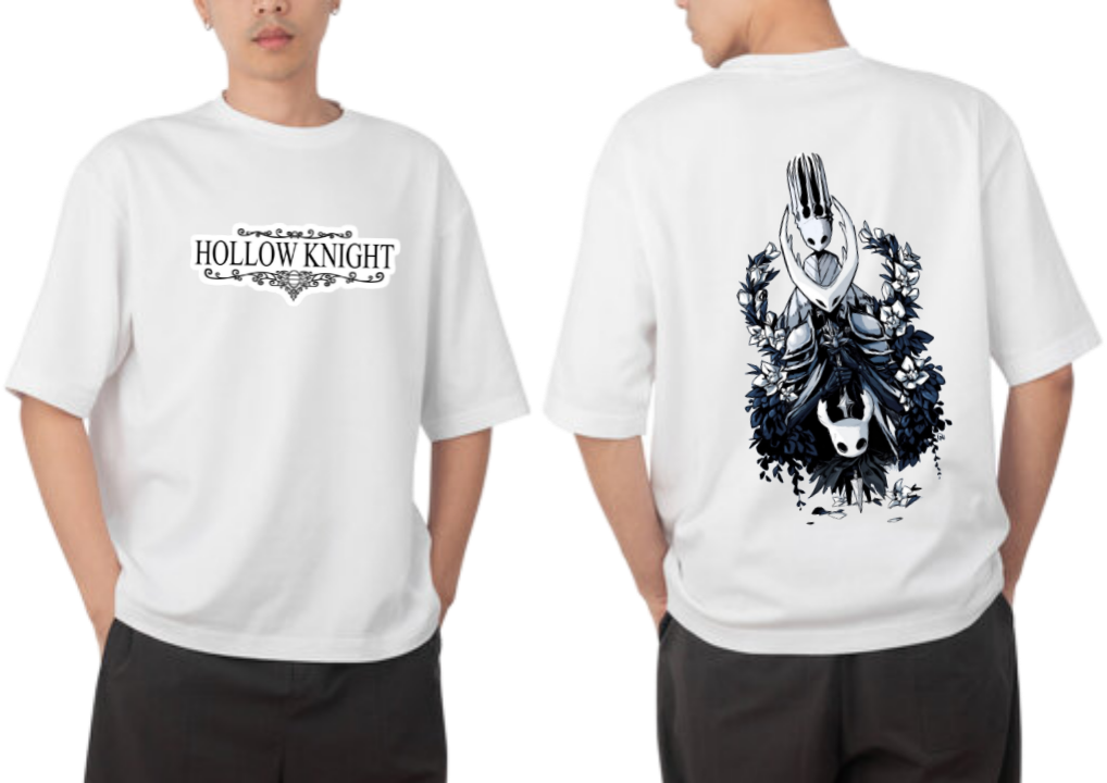 Hollow Knight t- shirt One Size White Back 7