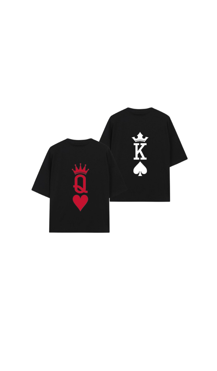 VaIentine coupIe t- shirt Black Cables Back 7