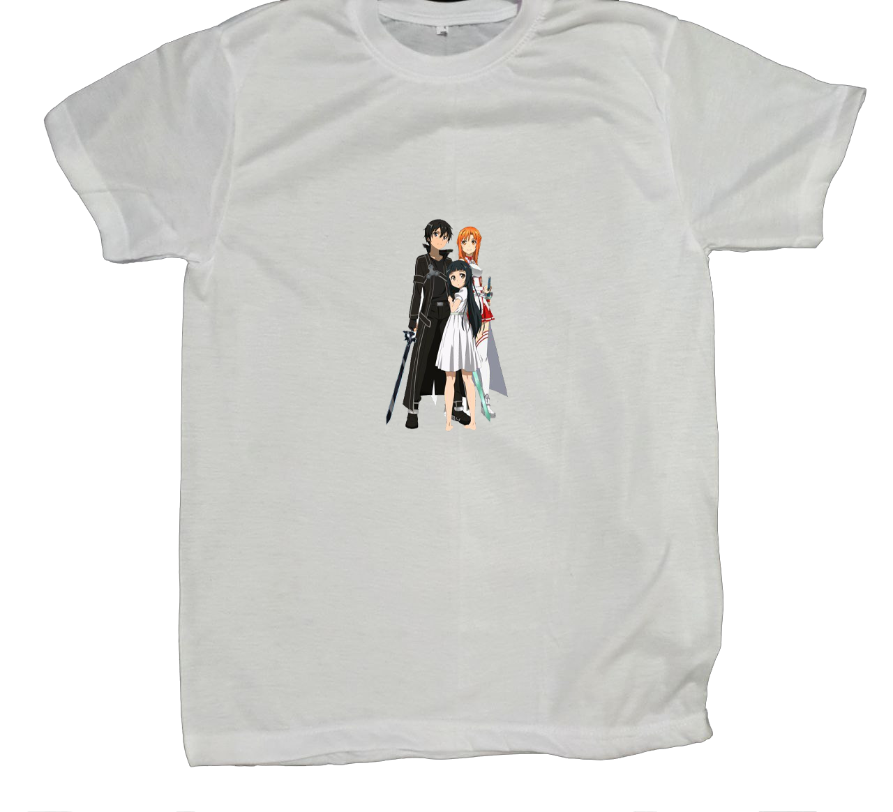 Sword Art Online t- shirt fat White 7