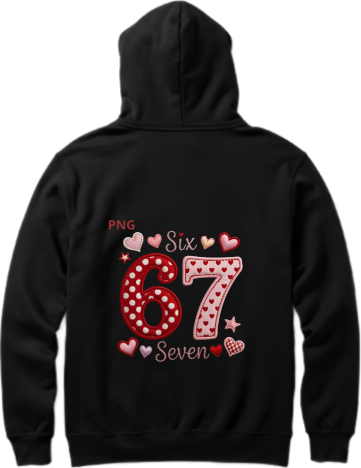 designs 67 Oversize Hoodie Black Back 7