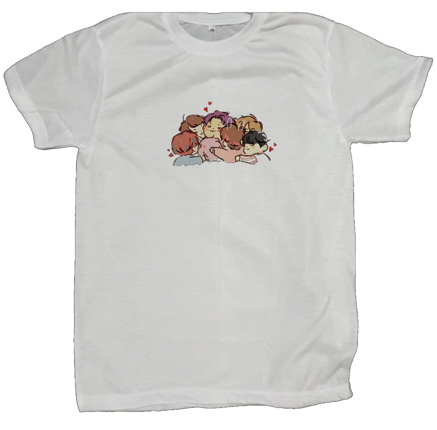 BTS t- shirt fat White 7