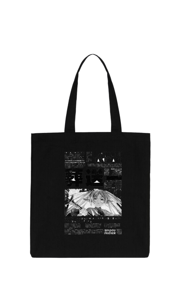 Frieren Beyond Journey's End tote bag Black 7