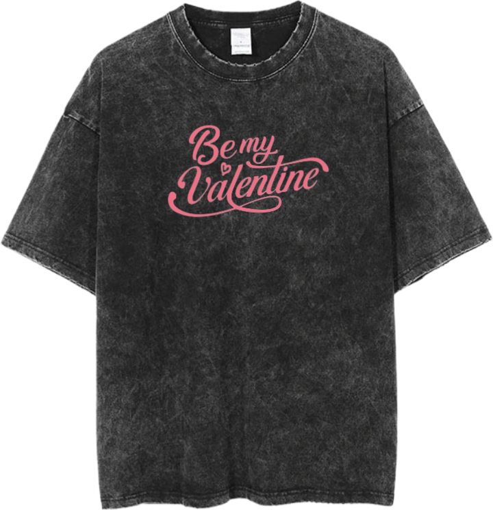 VaIentine coupIe One Size t- shirt Washed 7