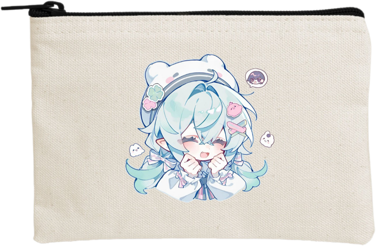 miku pencil case Beige 7