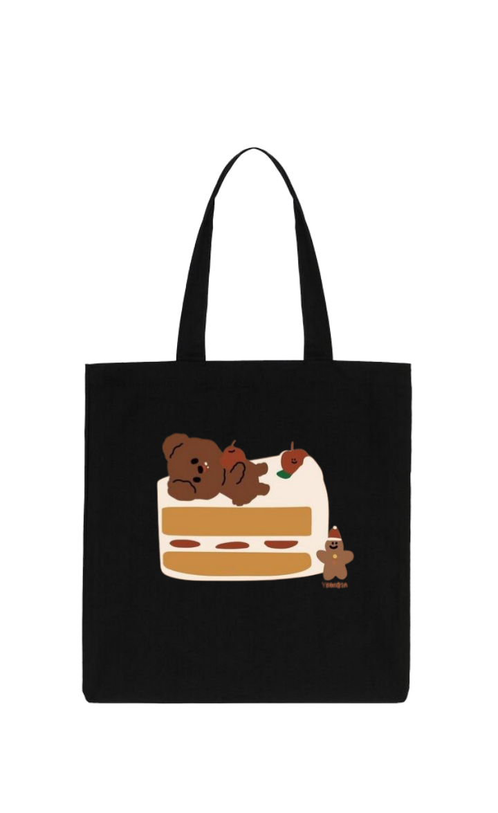 bear tote bag Black 7