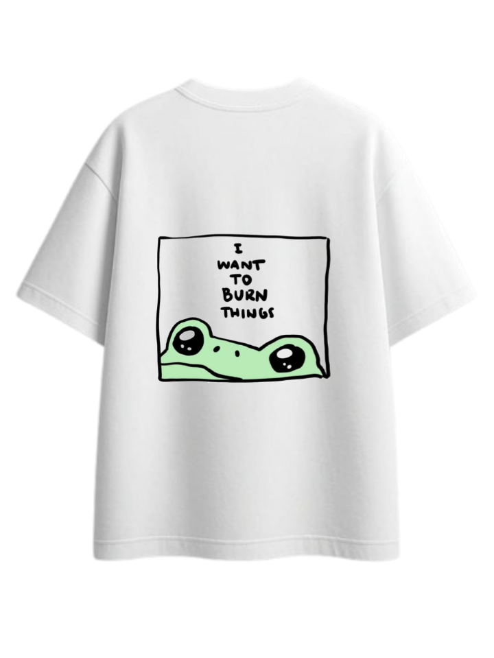 frog t- shirt White Back 7