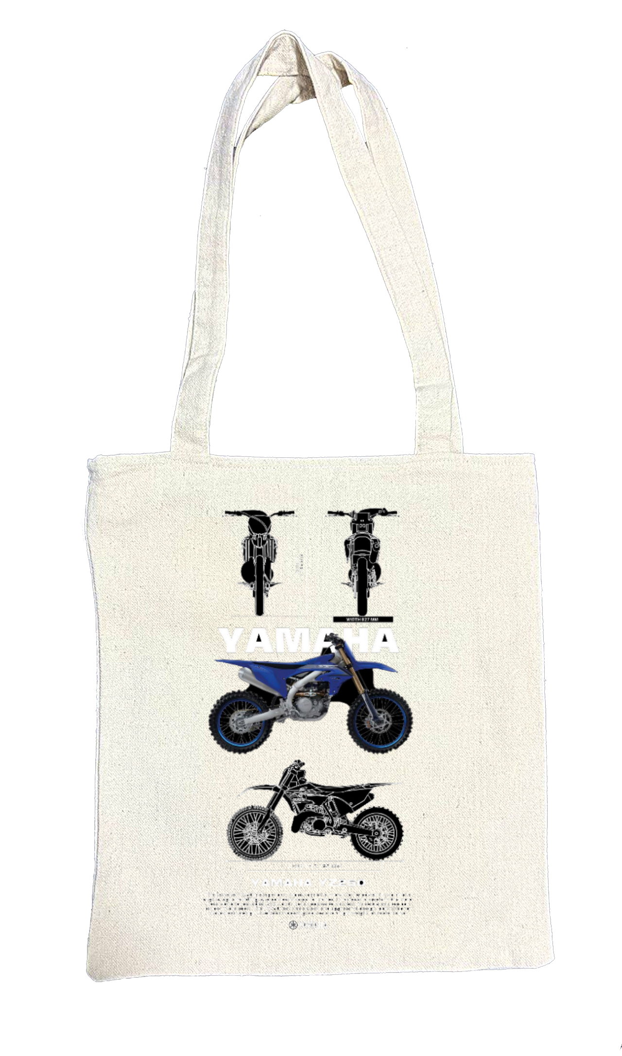 MOTOR CYCLE tote bag beige 7