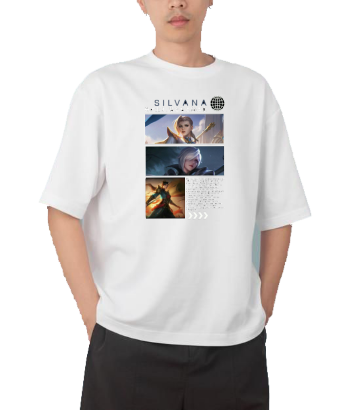 Mobile Legends Bang Bang t- shirt One Size White 7