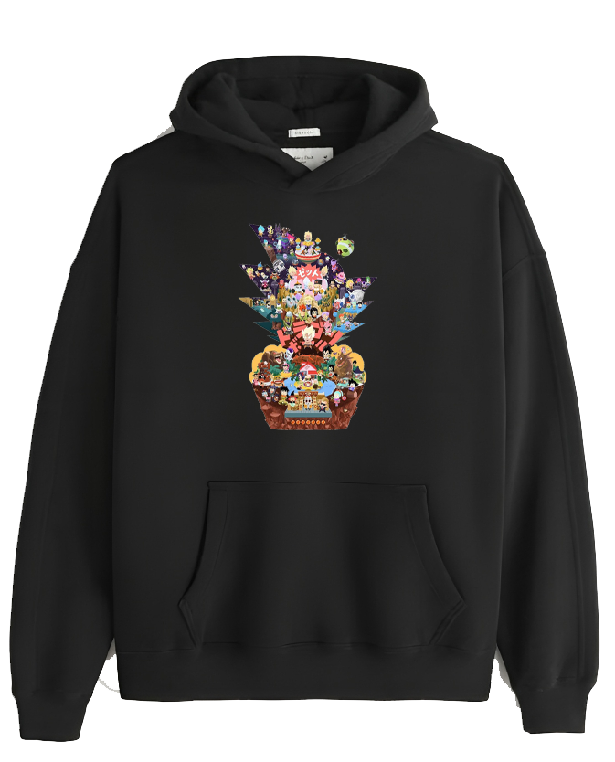 Dragon Ball One Size hoodie Black 7