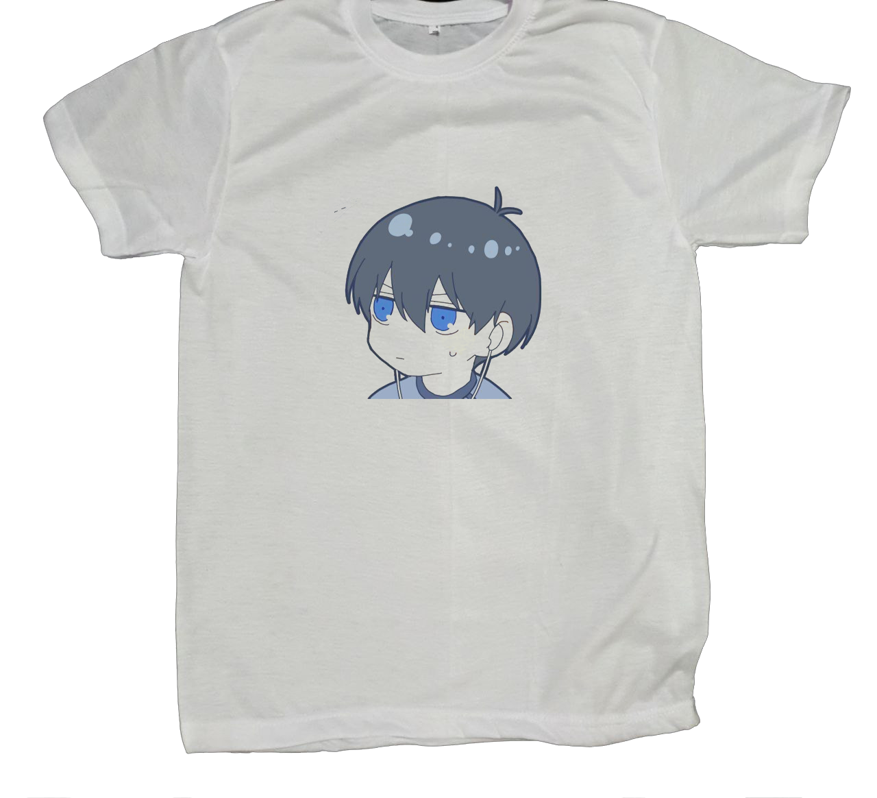 blue lock t- shirt fat White 7