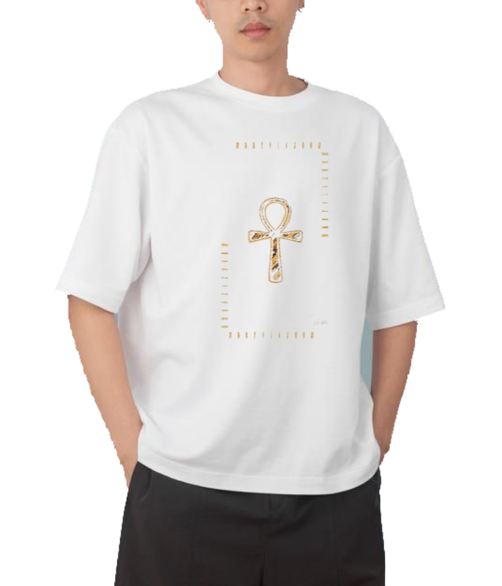 Egypt t- shirt Over Size White 7