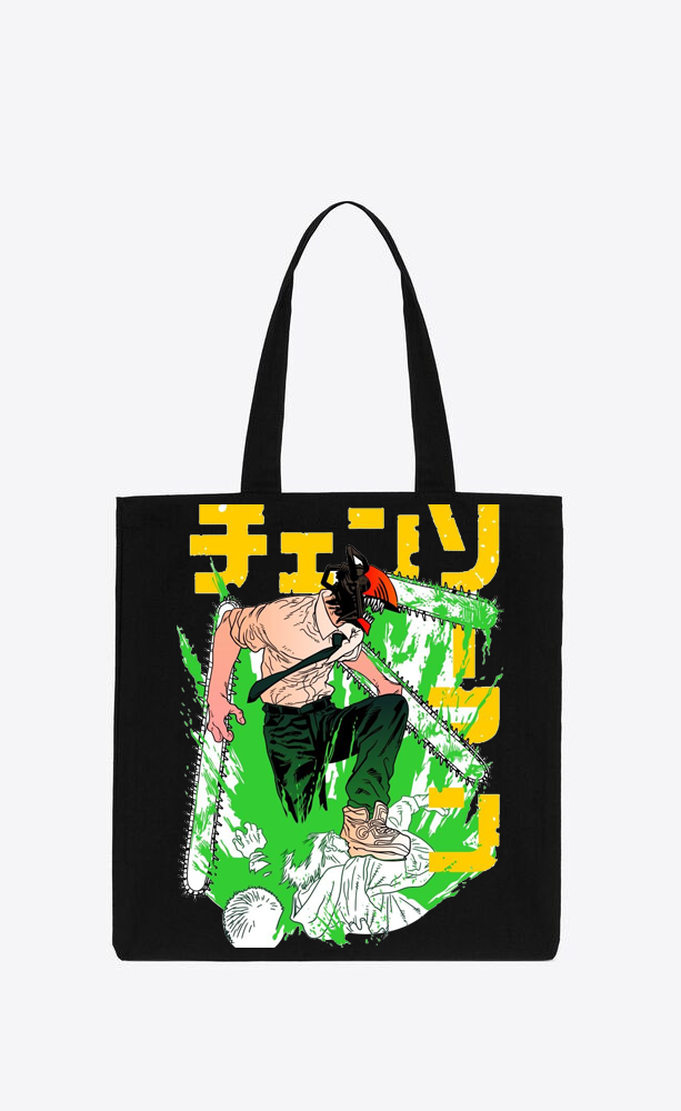 Chainsaw Man tote bag Black 7