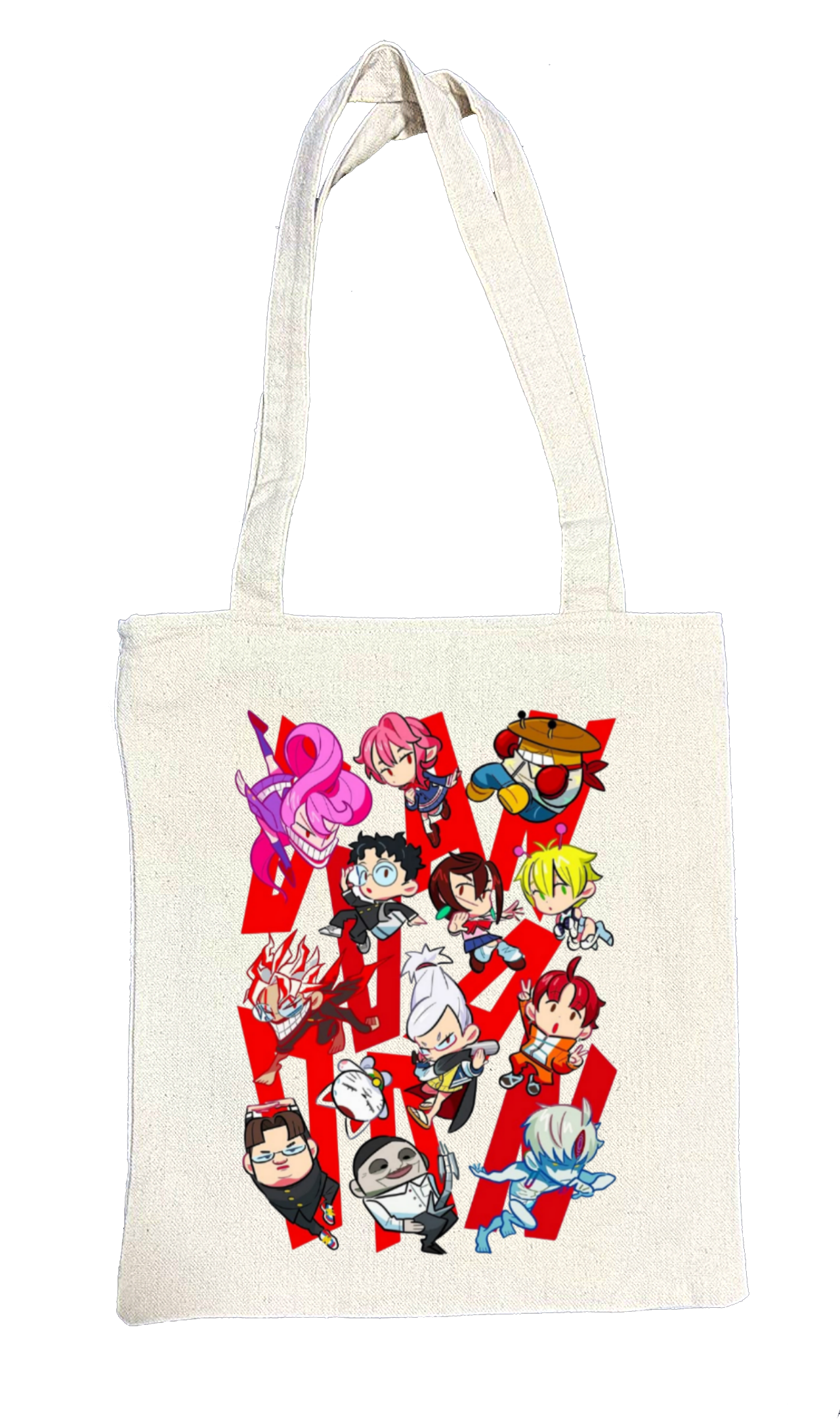 Dandadan tote bag beige 7