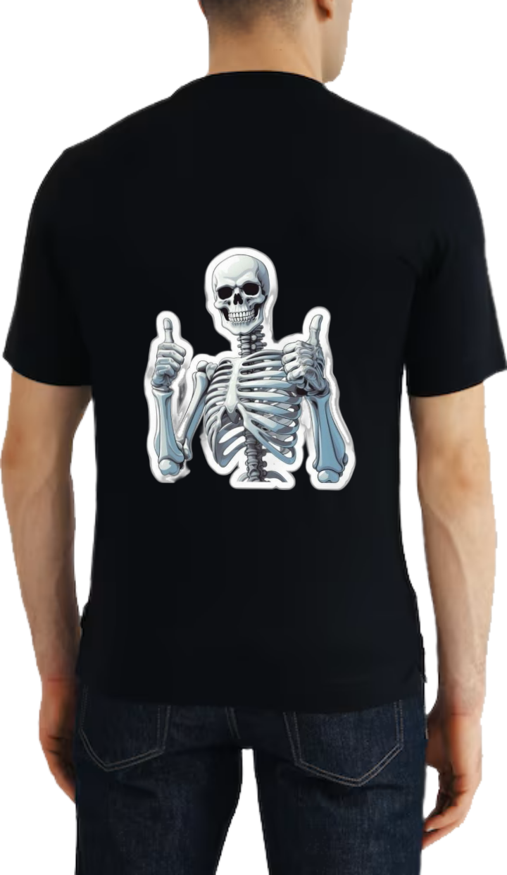 Unibly t- shirt One Size Black back 7
