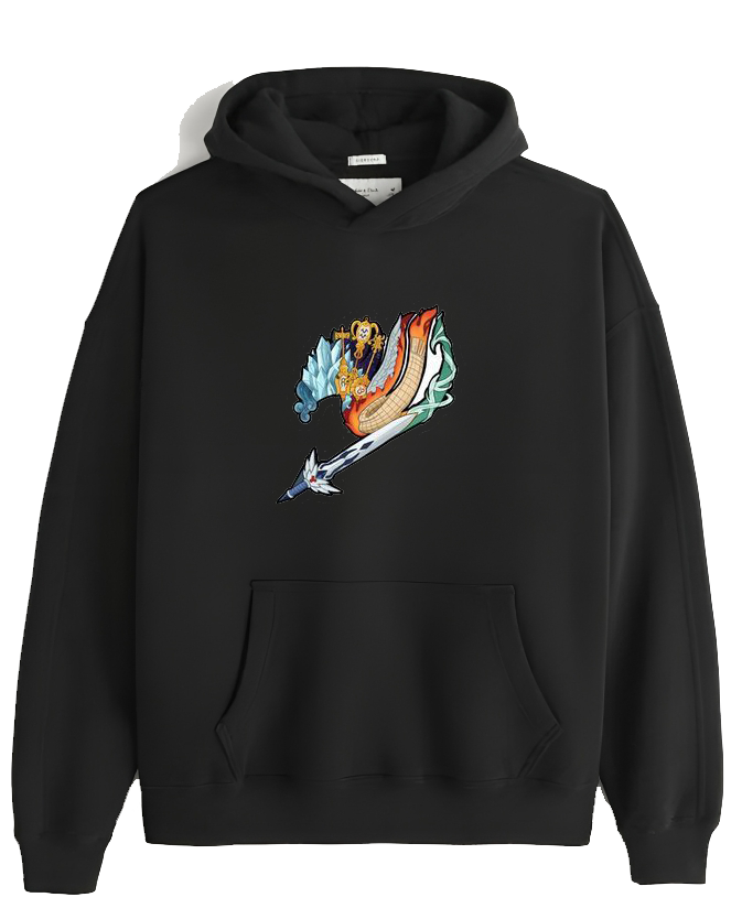 fairy tail One Size hoodie Black 7
