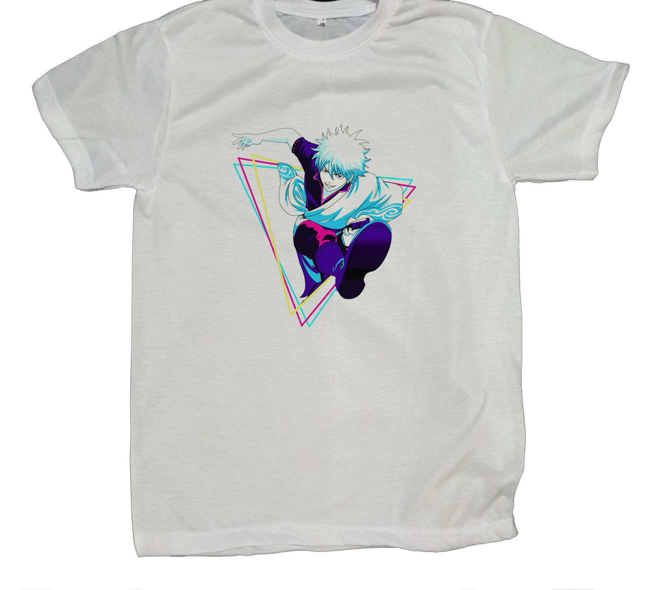 gintama t- shirt fat White 7