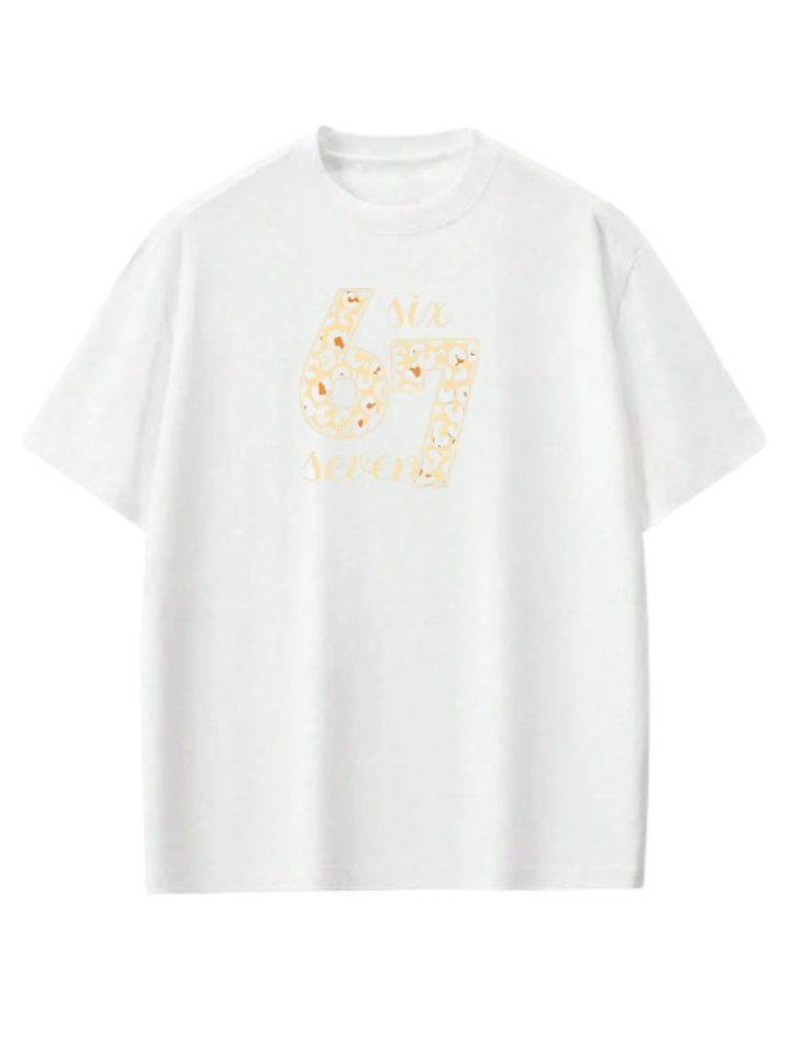 67 designs One Size t- shirt White 7
