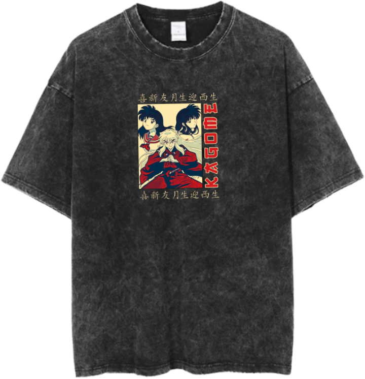Inuyasha t- shirt One Size Washed 7