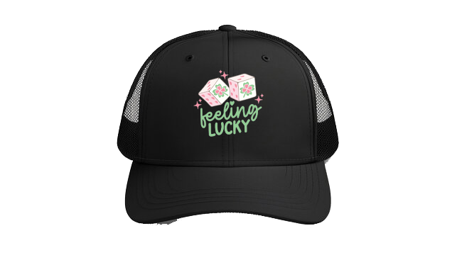 Baseball cap Black Feeling Lucky 7