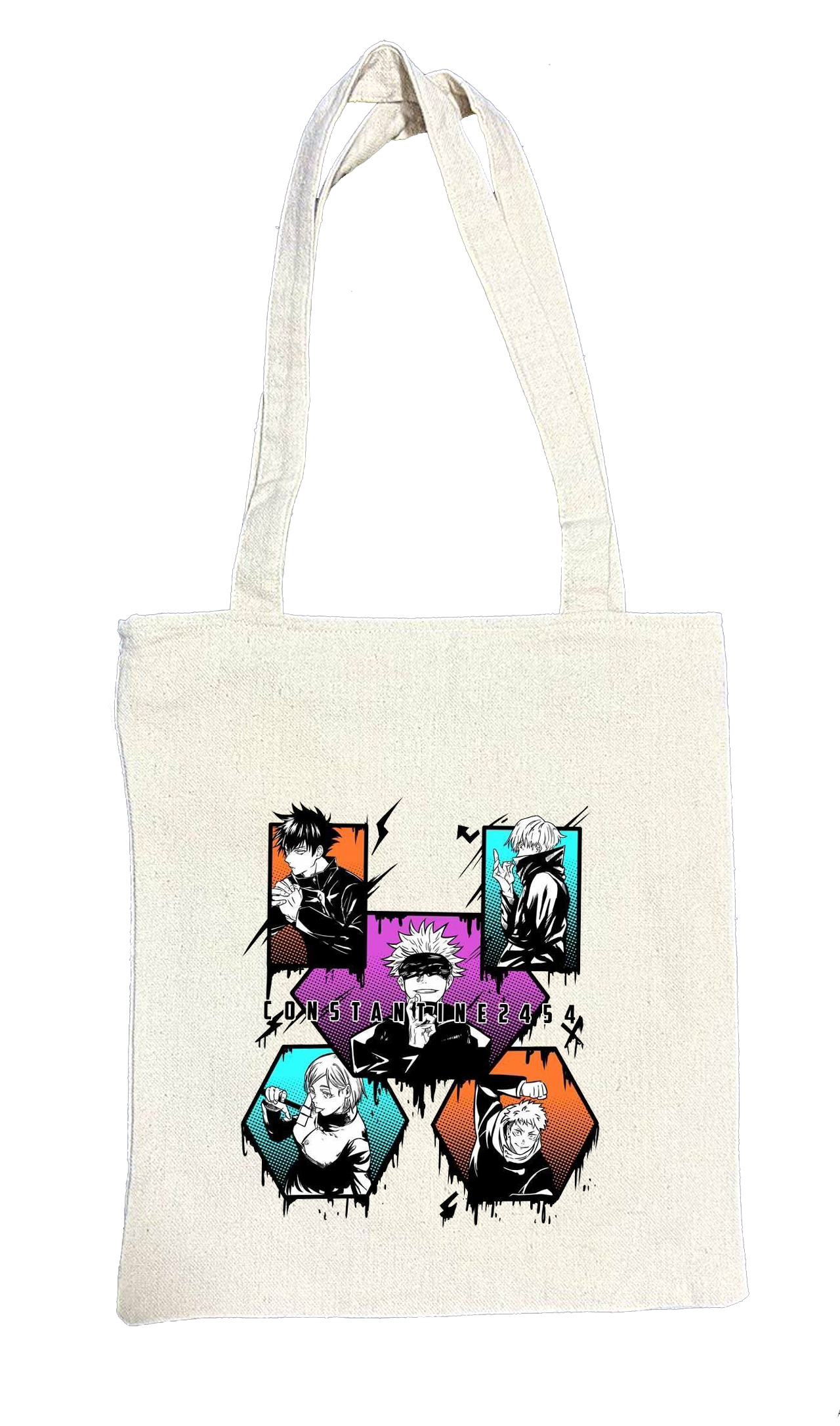 jujutsu kaisen GOJO tote bag biege 7