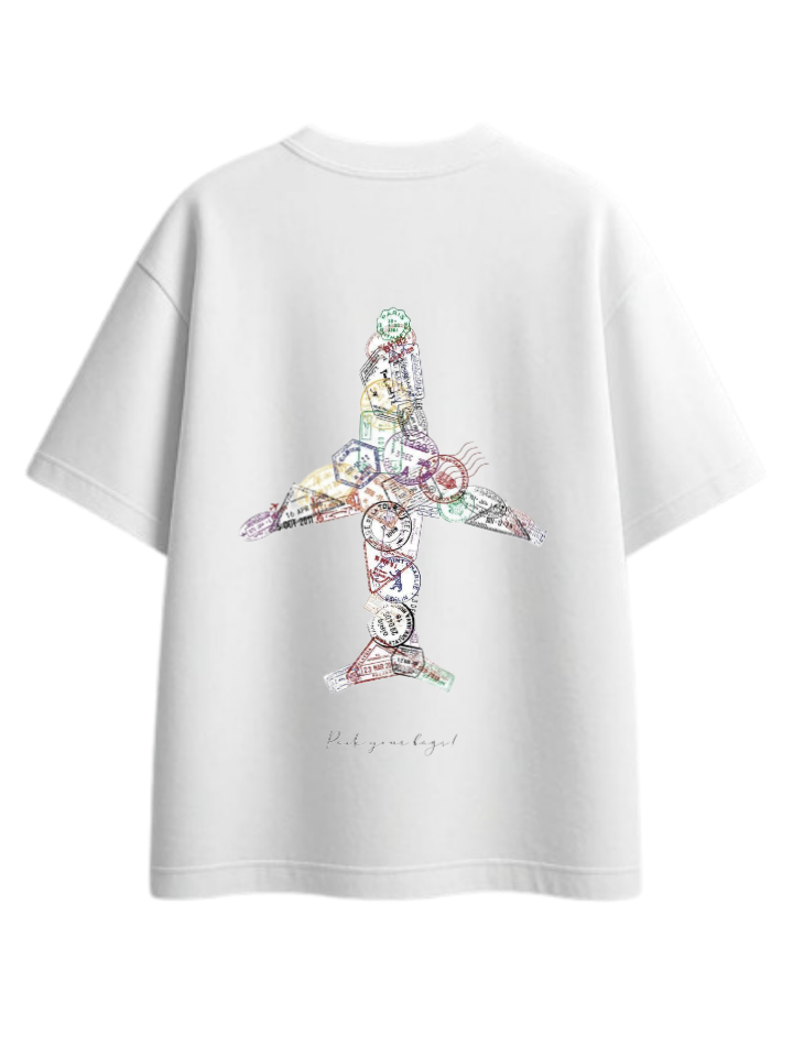 travel travellar t- shirt White Back 7