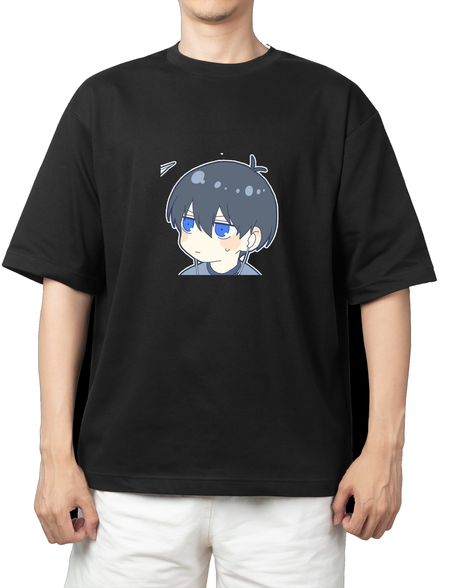 blue lock t- shirt One Size Black 7