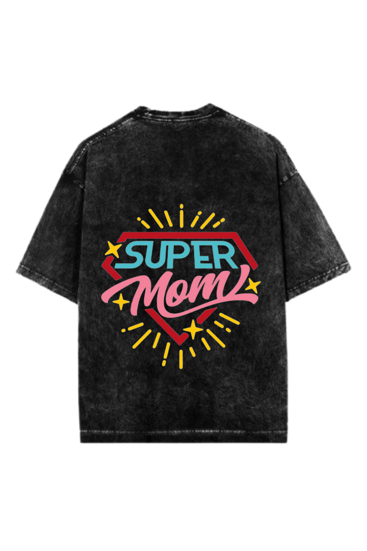 Mom dad parents One Size t- shirt Washed Back 7