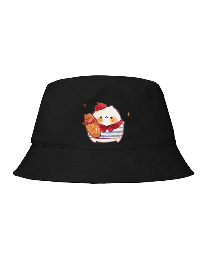 bunny Bucket hat Fishman hat cap Black 80