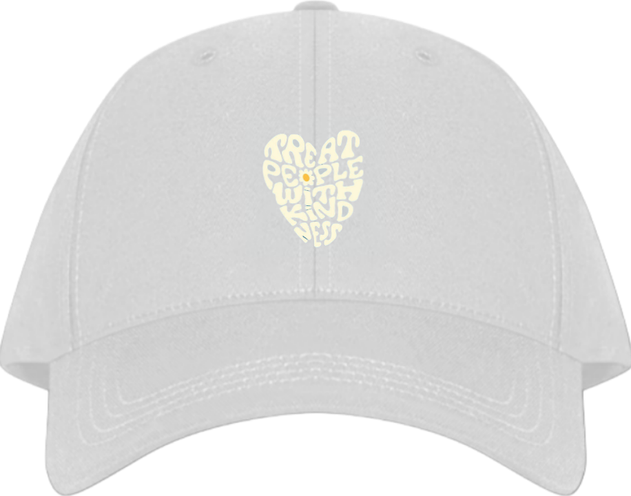 TREAT PEOPLE WITH KINDNESS Baseball cap White 76