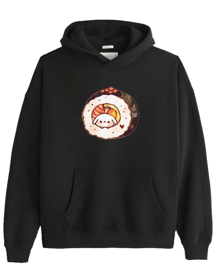 bunny Oversize Hoodie Black 82