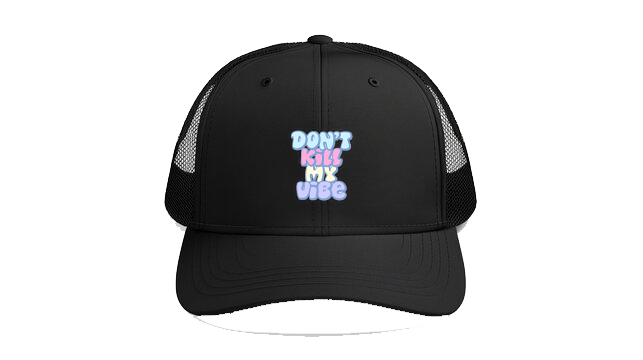 Baseball cap Black DON'T KILL MY VIBE 128