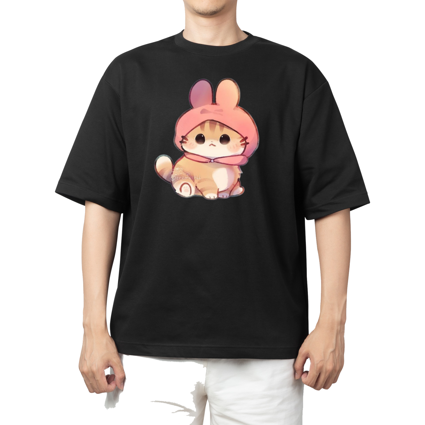 cat One Size t- shirt Black 83