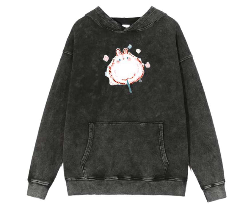 bunny Oversize Hoodie Washed 84