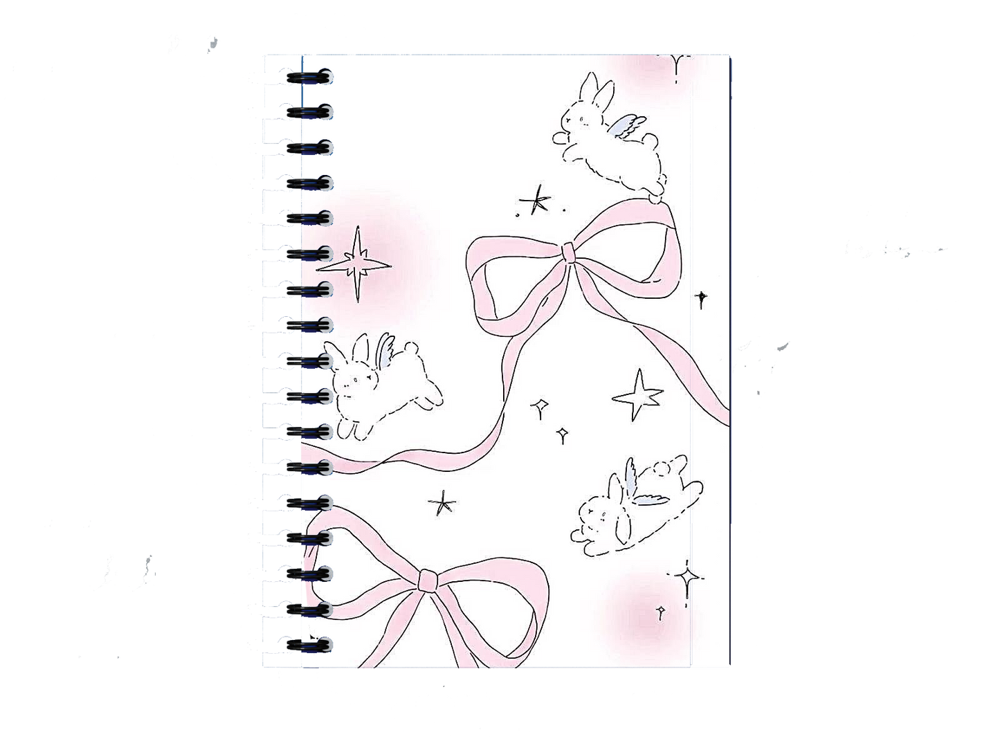 White Bunnies Notebook A5 84
